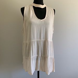 Boho tiered ruffle top